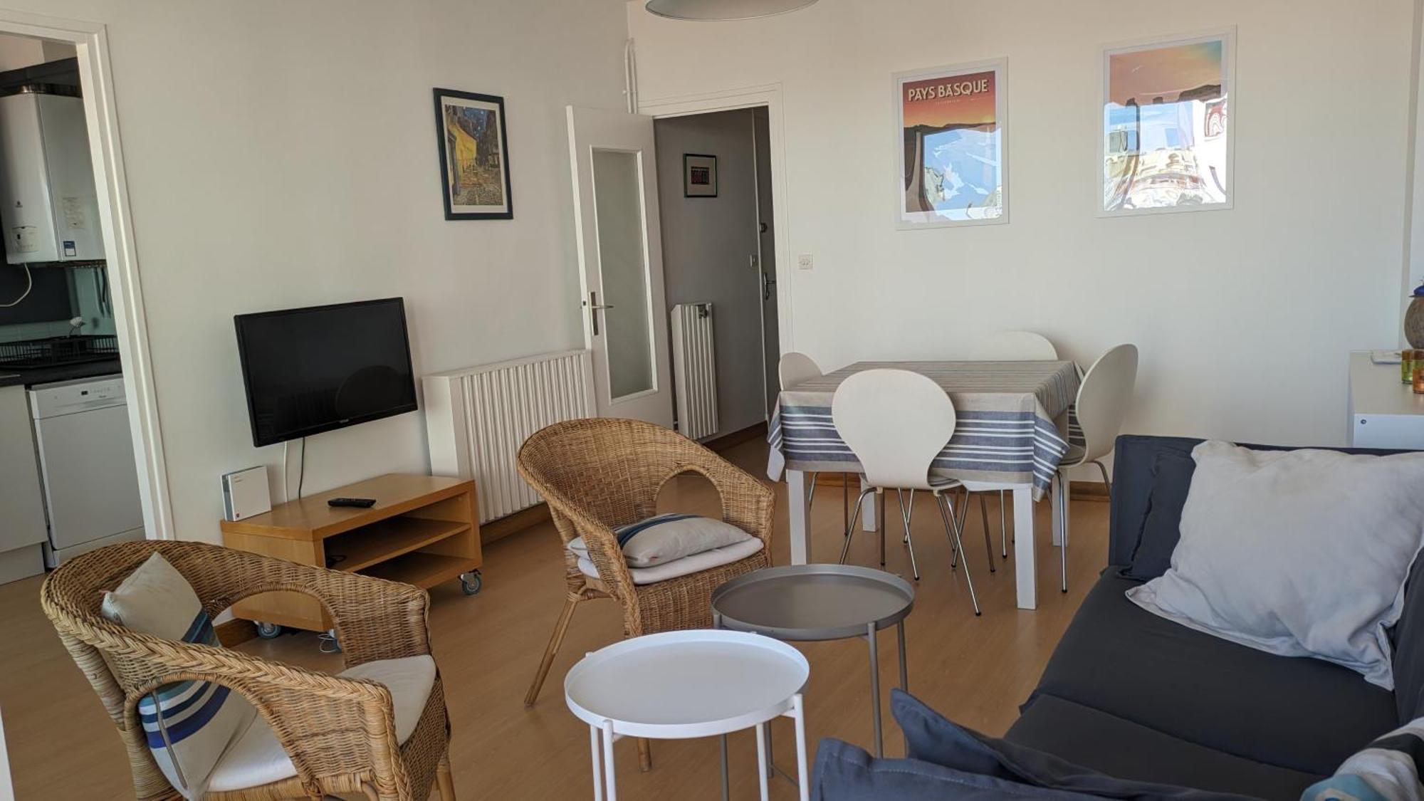 Appartement 3 Pieces Au Coeur D'Hendaye Plage Ngoại thất bức ảnh